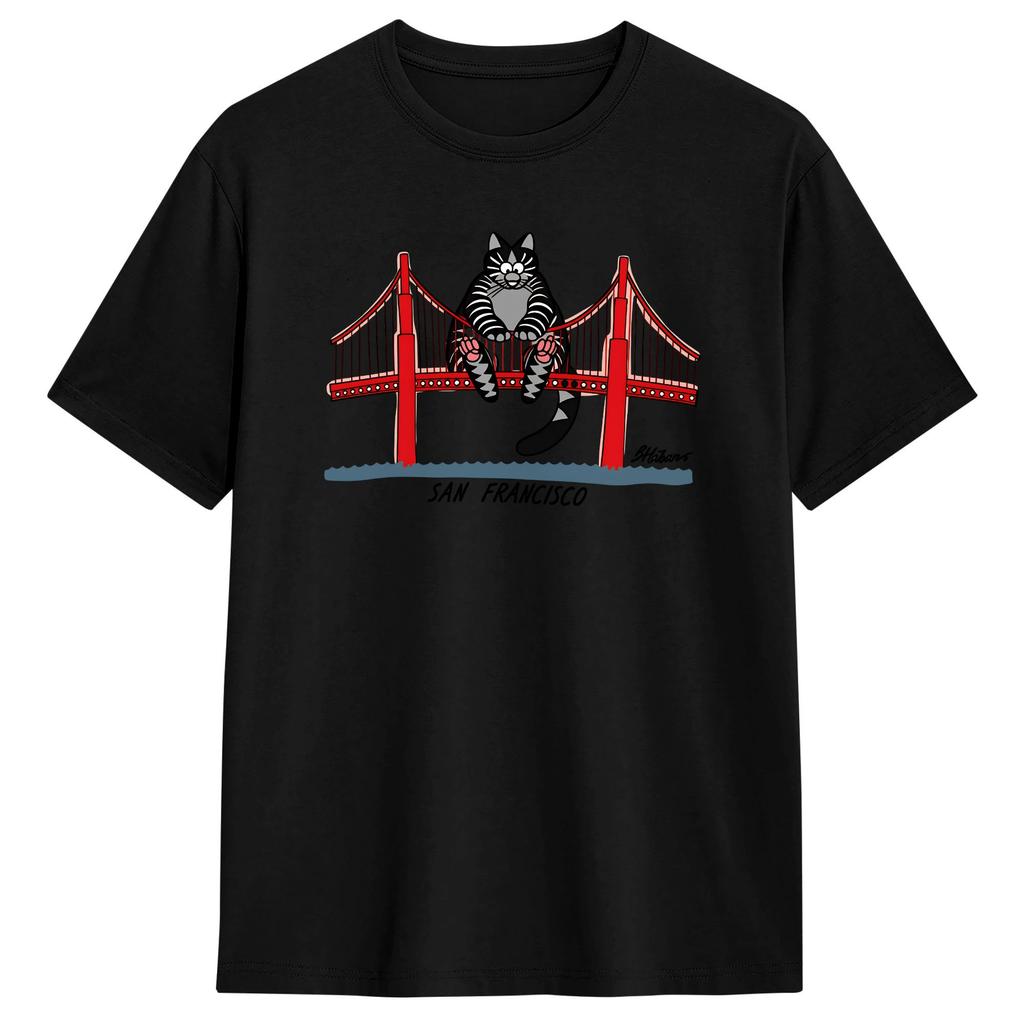 Proiectul Hail Mary Ryan Gosling B Kliban Pisică Podul San Francisco Timp Liber Bumbac Tricou Mânecă Scurtă Tricouri Gât Rotund Îmbrăcăminte