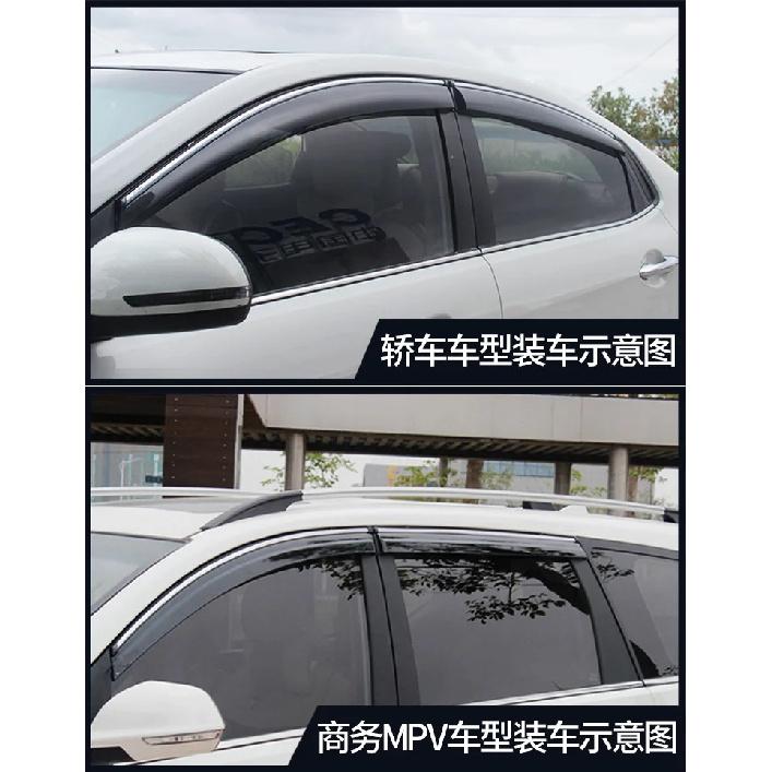 Suitable for 2009-2014 Lotus L3 racing sun and rain shield injection molded window rain shield and rain shield modification
