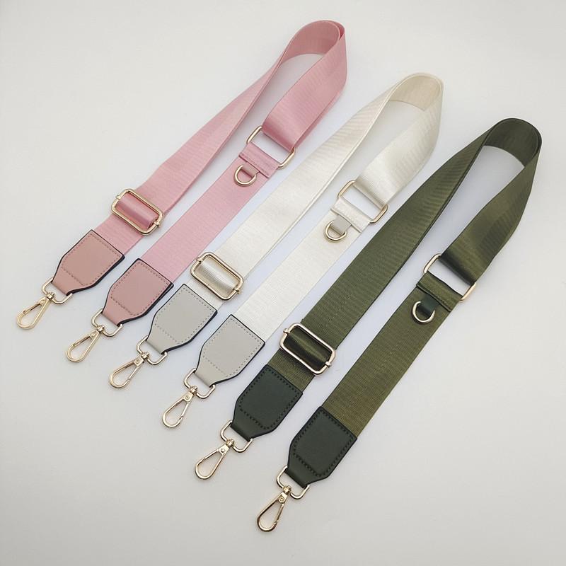 New Solid Color Nylon Bag Accessories D-type Buckle Hanging Small Bag Style Crossbody Strap Adjustable Backpack Shoulder Strap