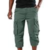 Pánské ležérní barvy Outdoors Pocket Beach Work Kalhoty Cargo Shorts Kalhoty