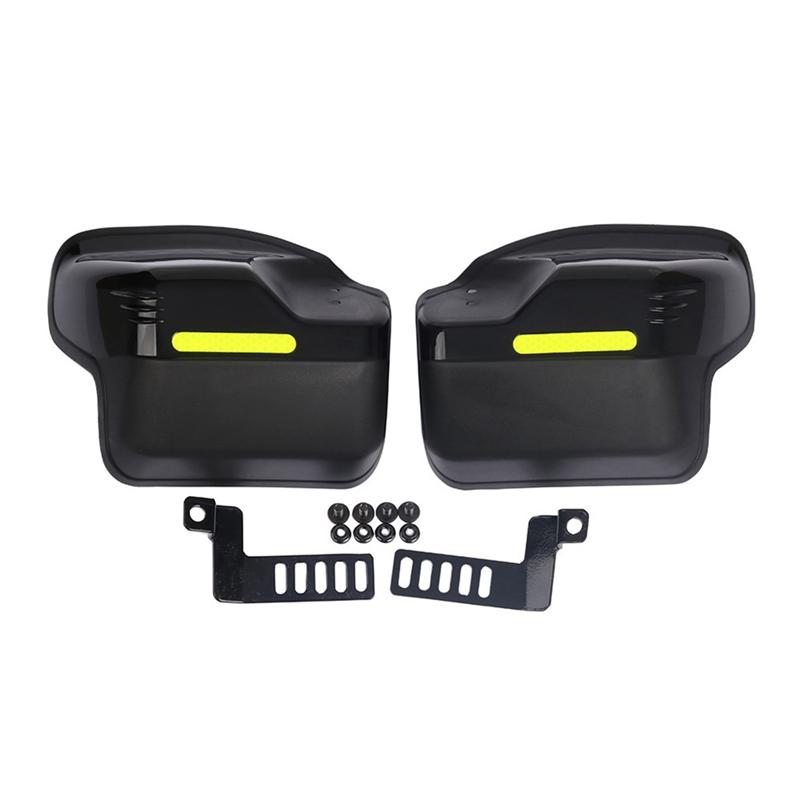 

NEW-Motorcycle Handguards Hand Guards Windshield Hand Protectors Shield For Vespa GTS300(Black) Parts Accessories чорний