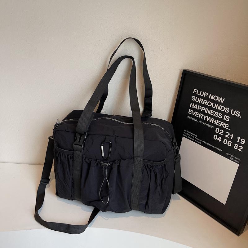 

Light casual bag women s large-capacity new autumn and winter versatile shoulder messenger bag commuter tote bag чёрный