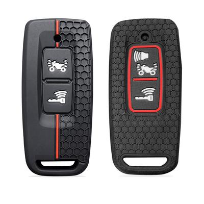 3 Button Remote Key Case Silicone Keychain Holder Key Cover for HONDA PCX 160 VISION PCX160 SH350 2021 Keyless Shell Fob