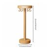 Tabletop Jewelry Display Stand Sturdy Freestanding Organizer with Hooks Compact Bracelet and