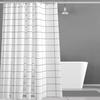 Black And White Checkered Shower Curtain, Water Resistant Anti-Mildew Shower Curtain, Thickened Fabric Waterproof Bathroom Partition Curtain for Home