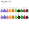 10-20pcs 125KHz Read-Only RFID TK4100 EM4100 Smart Chip Proximity Keyfobs Smart Secure Door Entry Access ID Keychain Token Tag