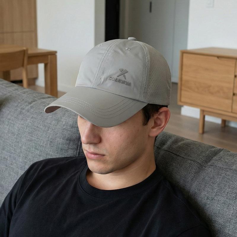 Unisex Sunscreen Cap Summer Quick Drying Cap Breathable Sun Hat Outdoor Sports Light Baseball Cap