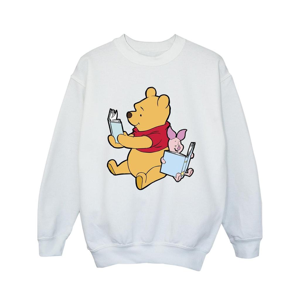 Winnie the Pooh Girls Reading Sweatshirt