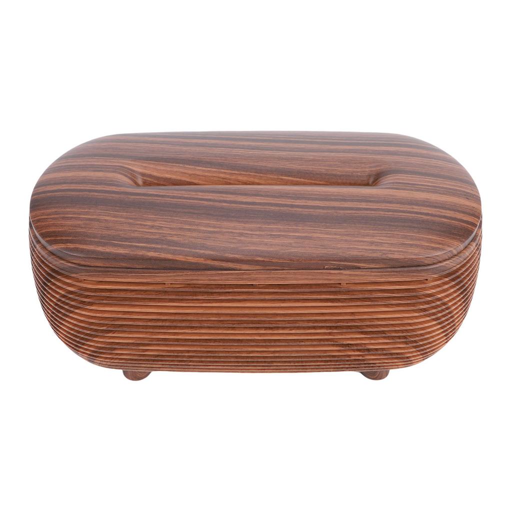 Wood Grain Essential Oil Diffuser 3 Timer Settings Aromatherapy Humidifier with LED Lights Remote Control Dry Burn  