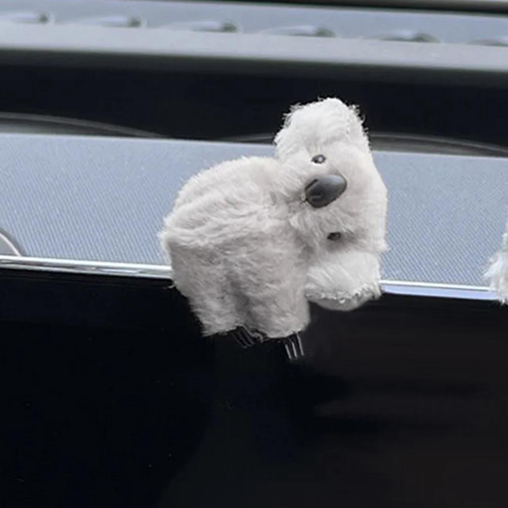 

1/2 шт. Коала автомобильное украшение зеркало заднего вида центральное управление экран украшение солнцезащитный козырек зажим для карт автомобильные аксессуары интерьер