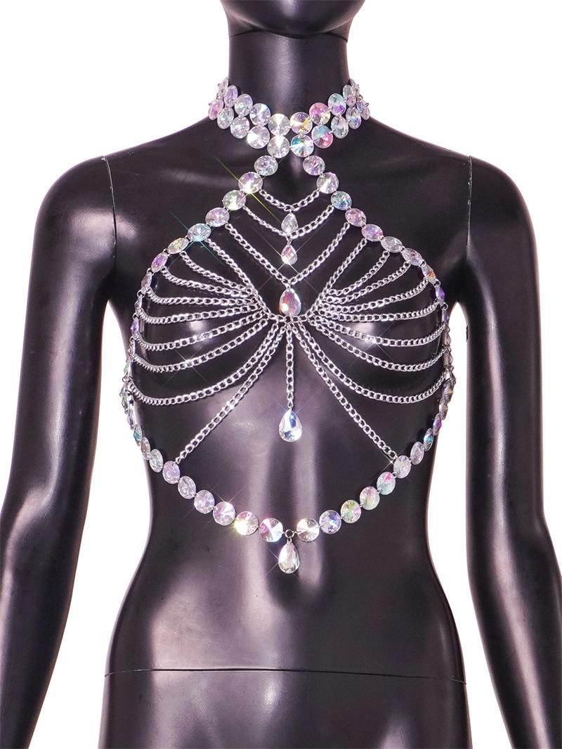 

Новый Акриловый Драгоценный Камень Сексуальный Бюст С Открытой Спиной One size