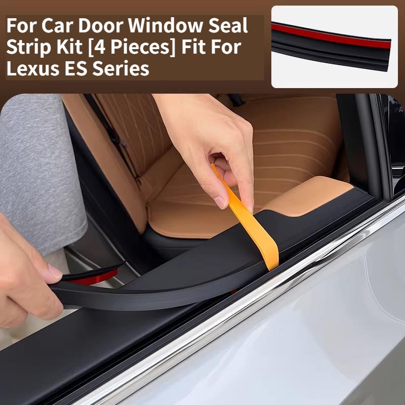 Fit For Lexus ES RX NX UX Car Window Weatherstrip, Dustproof Waterproof Noise Reduction Seal Strip