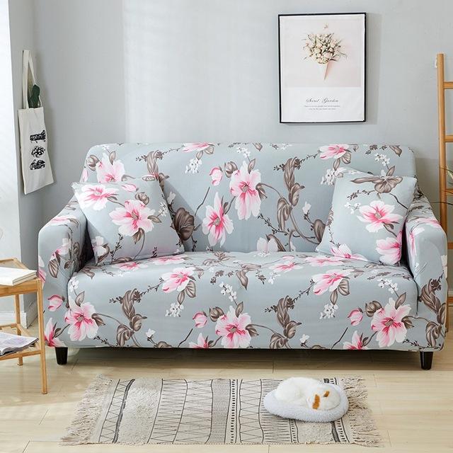 Potah na pohovku do obývacího pokoje Květinový elastický potah na pohovku Potah na křeslo Fit Funda Pohovka Chaise Lounge