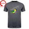 Trex Black Headed Caique TShirt Funny Bird Memes T Shirt Dinosaur Harajuku Gothic Unisex Tshirt Ullzang Streetwear Tops Tee Shirt