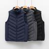 Unisex Stand Collar Down Vest – Casual Autumn/Winter Style
