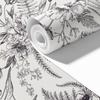 45x300cm PET Floral Vine Pattern Self-Adhesive Wallpaper for Living Room, Bedroom, Home Decoration, Peel and Stick Easy DIY