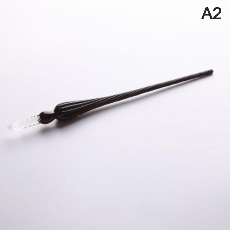 1ks Vintage ručně vyráběné skleněné namáčecí inkoustové plnící pero Kanceláře psacích nástrojů