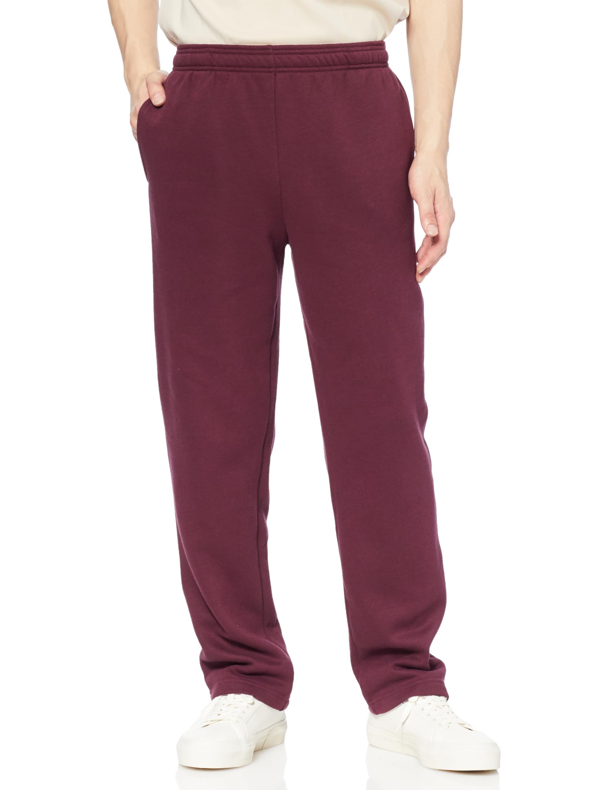 

Amazon Essentials Men s Fleece-Lined Sweatpants, Burgundy, Size S
