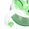Baby Snack Container Animal Shape No Spill Impact Resistance Safe Tritan Toddler Snack Cup for Outdoor Travel Frog