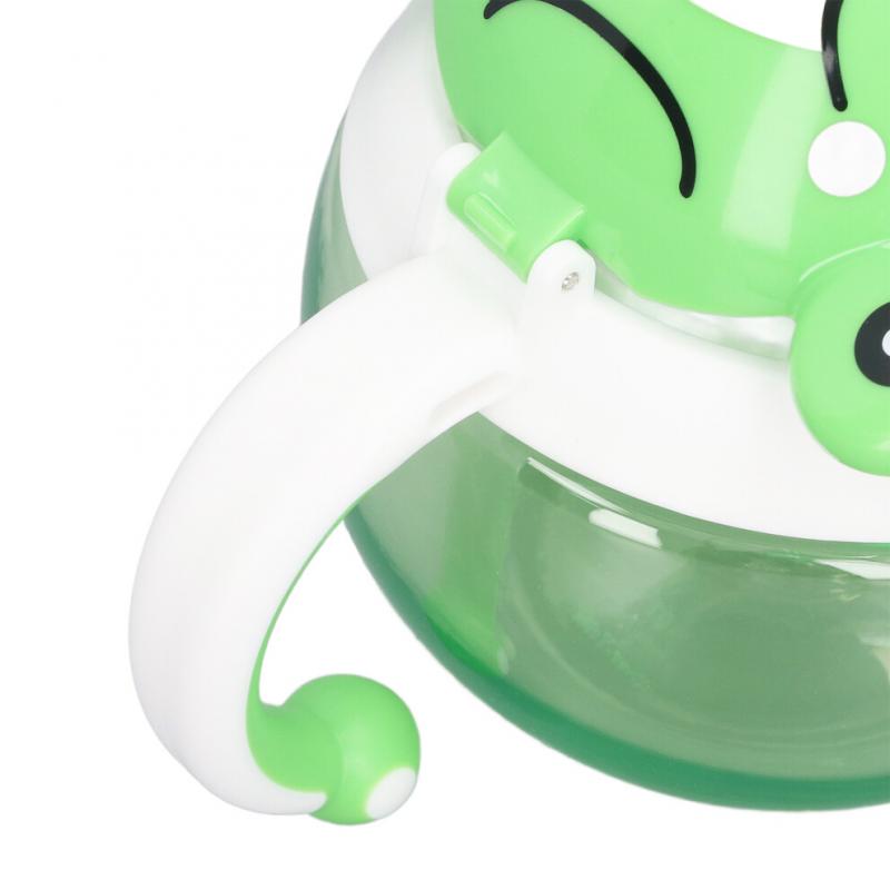 Baby Snack Container Animal Shape No Spill Impact Resistance Safe Tritan Toddler Snack Cup for Outdoor Travel Frog