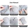 Automatic Air Inflatable Pillow Press-inflatable Neck Cushion Head Pool Pillow  Outdoor
