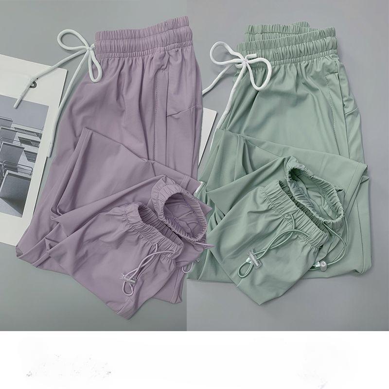 Breathable Quick-drying Sports Pants for Women's Summer Outdoor Running Pants