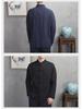 Herren Retro Chinesischer Stil Leinen Langarmhemd