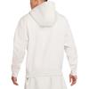 Nike Solid Color Simple Hooded Long Sleeve Sweatshirt Men Tops White DA0316-030