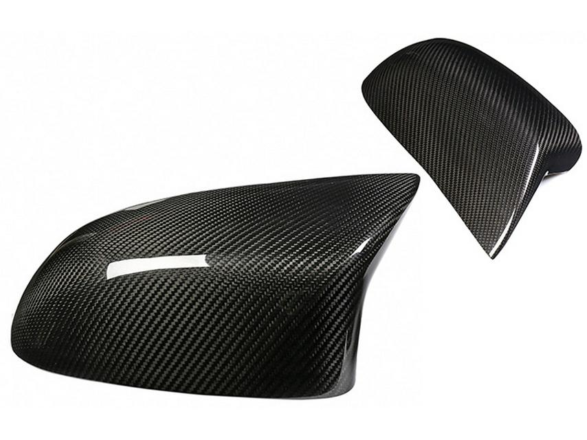 Dry Carbon Fiber Stick-on Rearview Mirror Cover for BMW X5M/X6M F85/F86