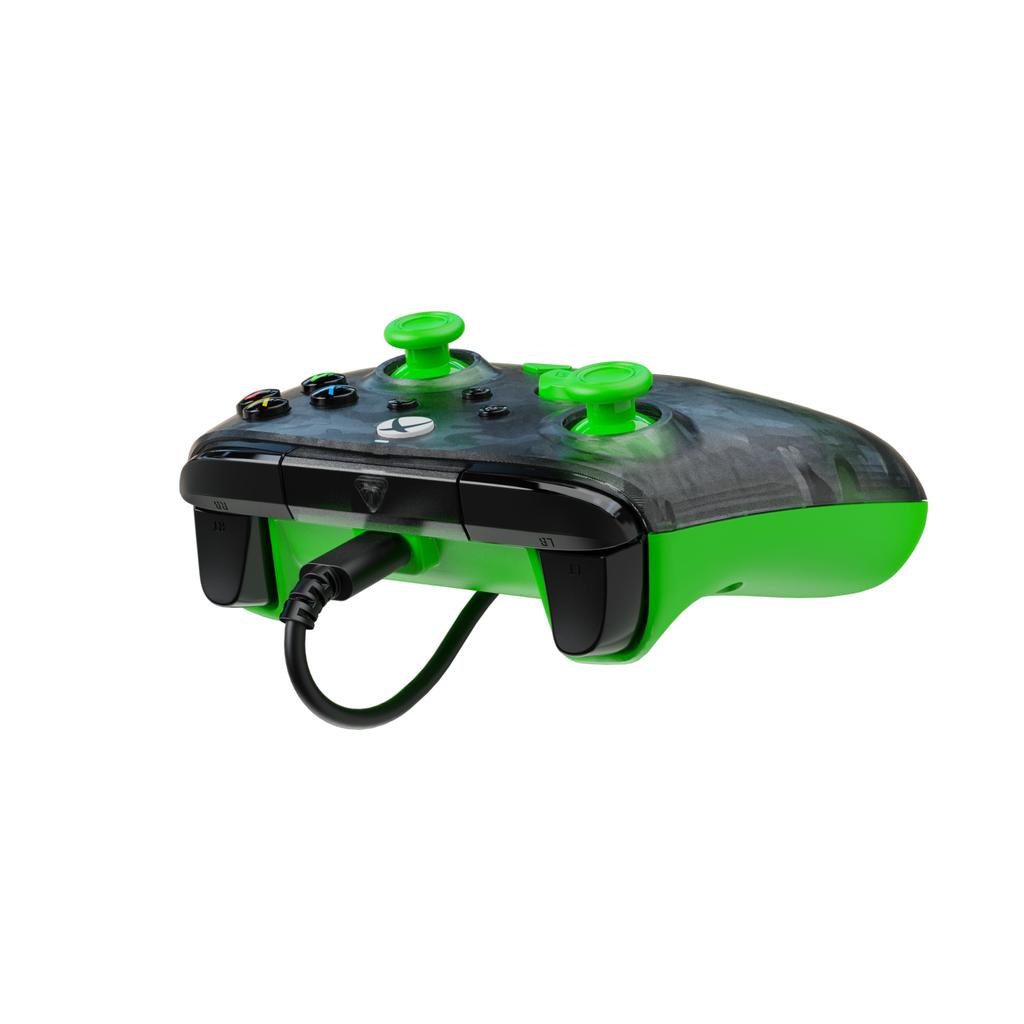 TURTLE BEACH Rematch Core Ghost Camo Black Green Wired USB Officially Xbox Compatible with PC and Xbox Series Chat Mic Ergonomic Design Warranty &