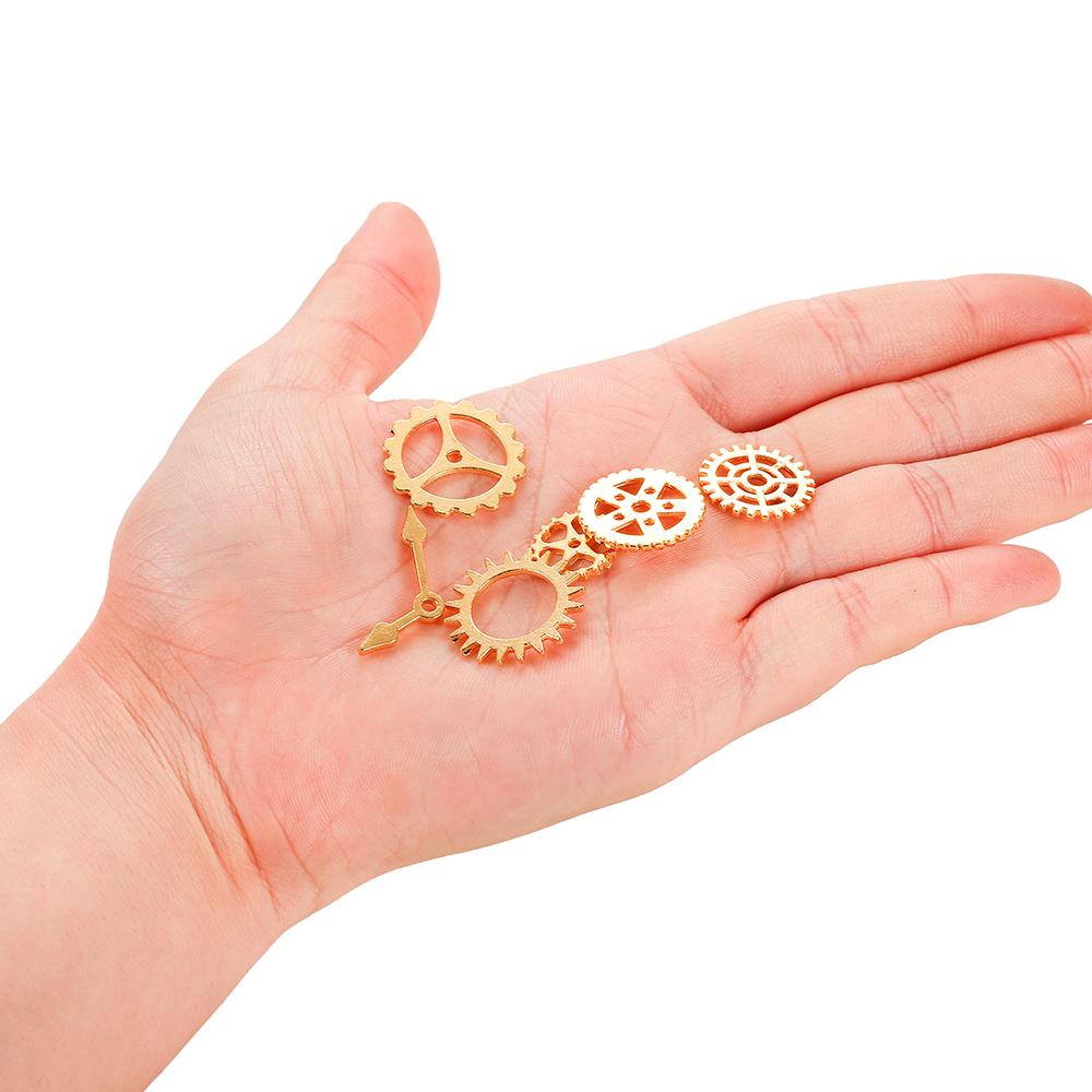 50/100 g Vintage Mix Farge Antikk Mekanisk Steampunk Tannhjul & Gears Charms Gjør-det-selv Smykker Tilbehør Tilbehør