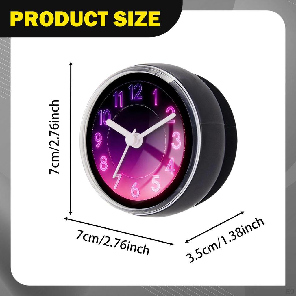 Compact And Waterproof Shower Wall Clock with Suction Cup, Easy-to-read Materials, Suitable for