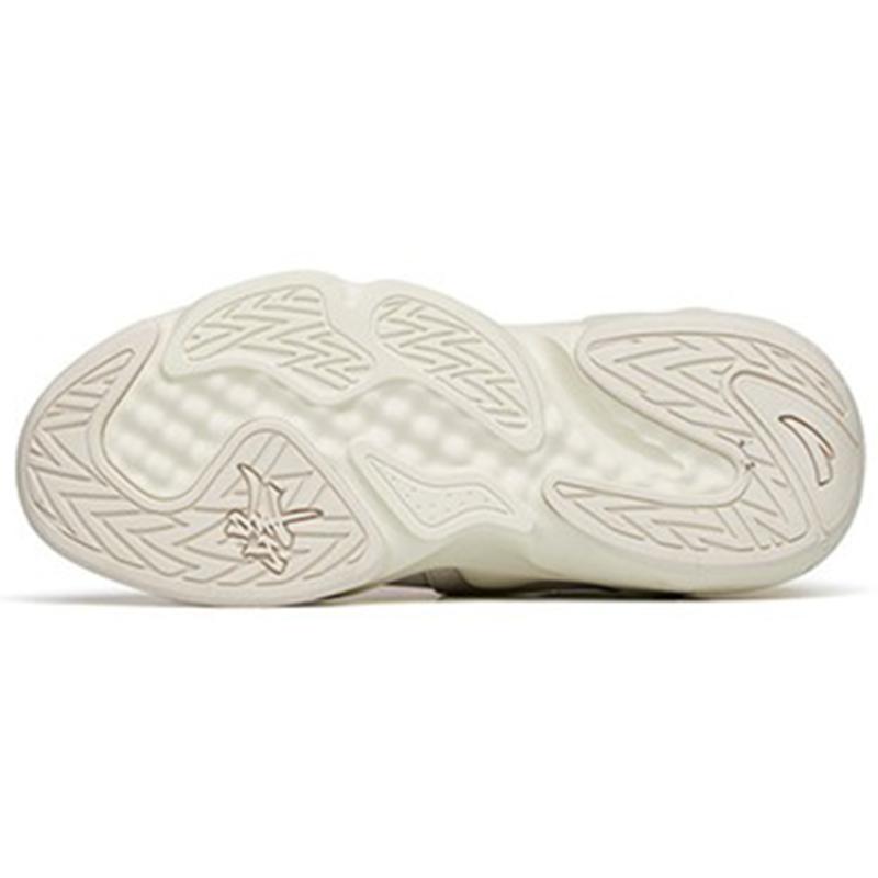 Anta Bastard Peak Lightweight And Wear-resistant Low-Top Sports Casual Shoes Men's Gray White Sneakers 112228080-7