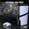 Cooling Fan for PS5 Pro/Slim Adjustable 3 Speed Cooling Fan with LED Light & USB3.0 Port Enhanced Cooling Fan For Disc & Digital