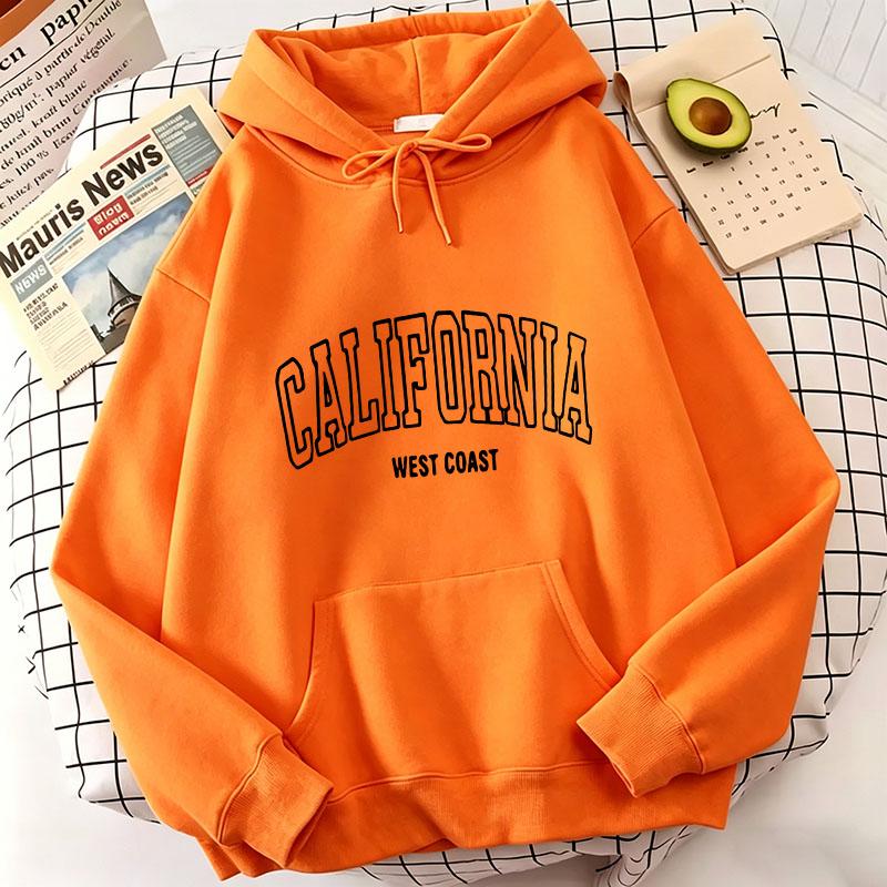 Streetwear Los Angeles Kalifornien Buchstabendruck Hoodies Frühling Lässige Hoodies Sweatshirts Herren Damen Hoodie Sweatshirt
