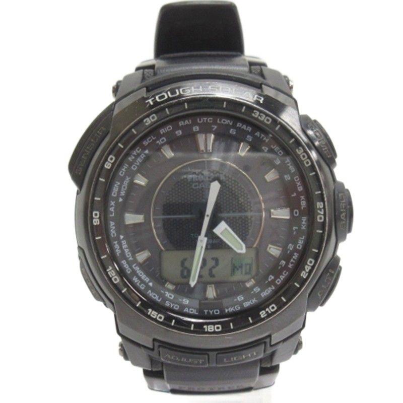 Б/у часы Casio CASIO PROTREK tough solar PRW-5100 черные