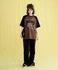 WV PROJECT Something Raglan Short Sleeve T-Shirt Brown Mjst7708