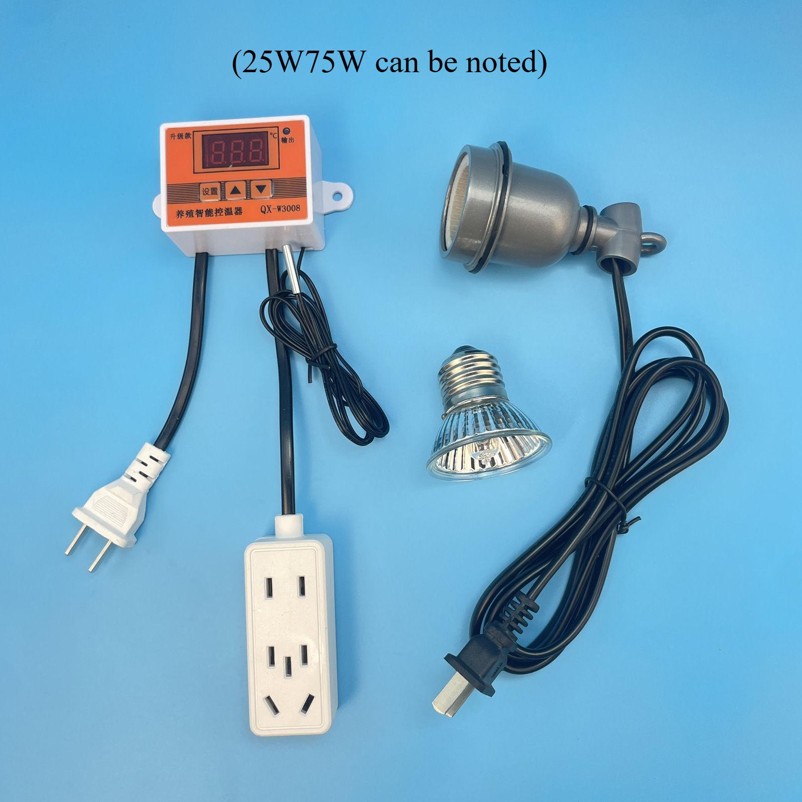 

Intelligent Thermostat Heating Lamp Rutin Chicken Brooding Bird Warm Lamp Constant Temperature Breeding Special Heating Lamps