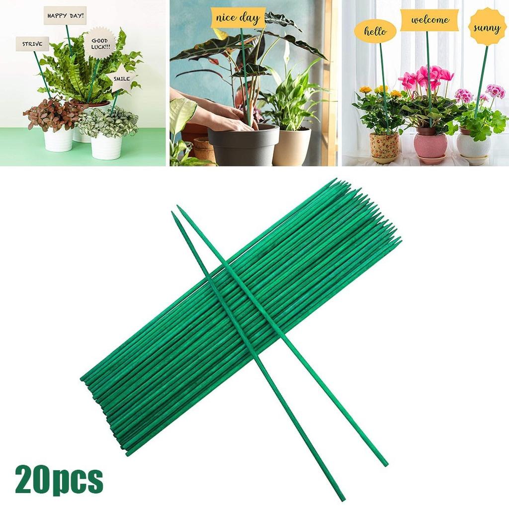 40cm Green Plant Support  Canes For Flowers Garden
