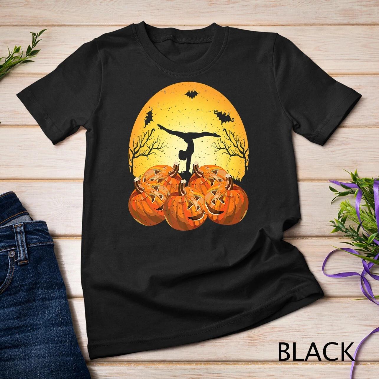 Artistic Gymnastics Pumpkin Halloween Gift Shirt Unisex T-shirt 1 4XL