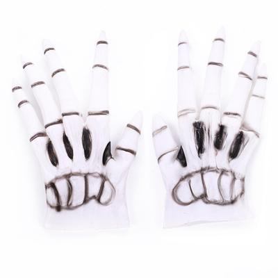 Simulované Halloweenské Cosplay Rukavice Plyšové Make-up Party Rekvizity Vtipné Vlčí Vinylové Rukavice Karneval