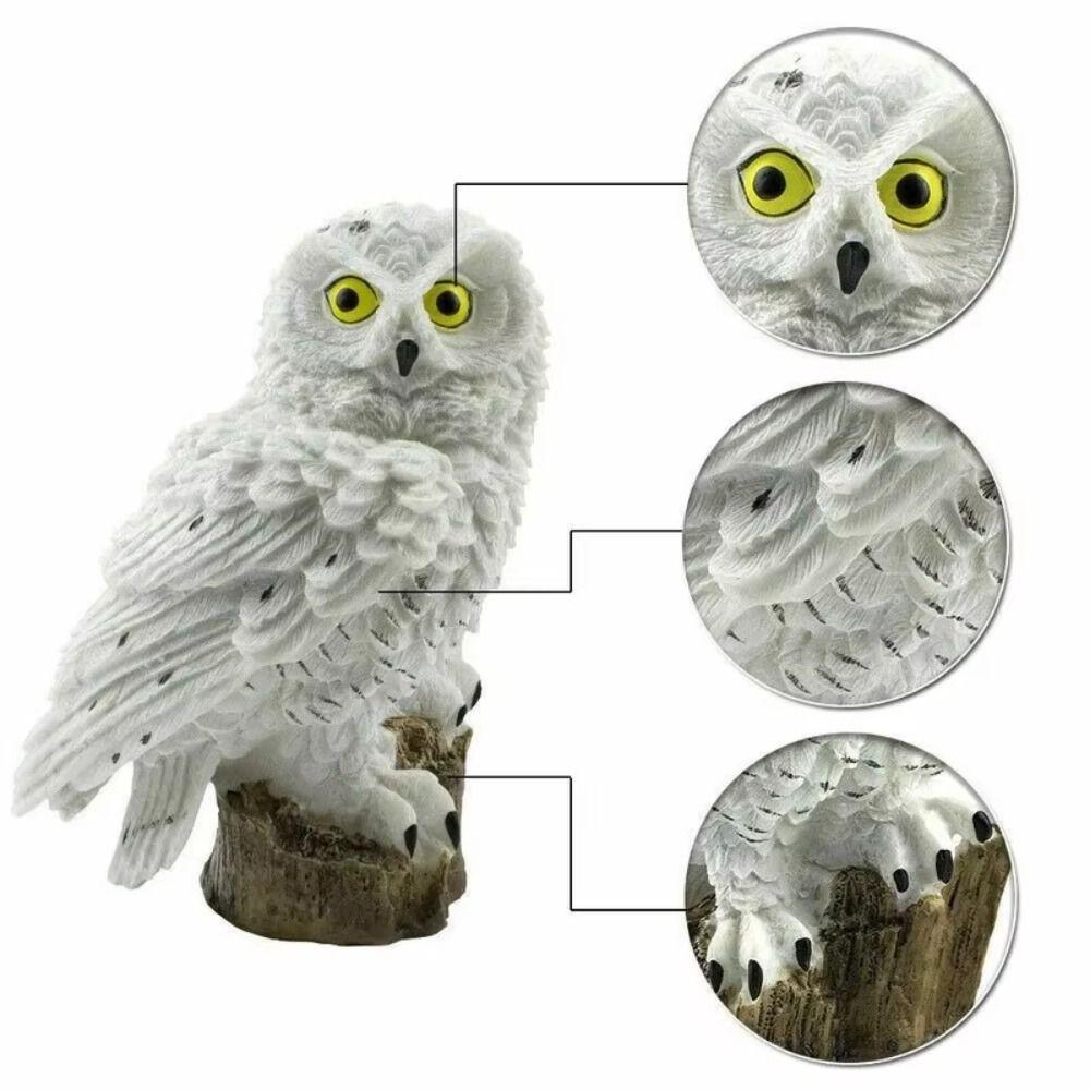 Realistic Owl Solar Garden Light Colorful Solar Stake Light Landscape Lawn Lamp  Wedding Courtyard