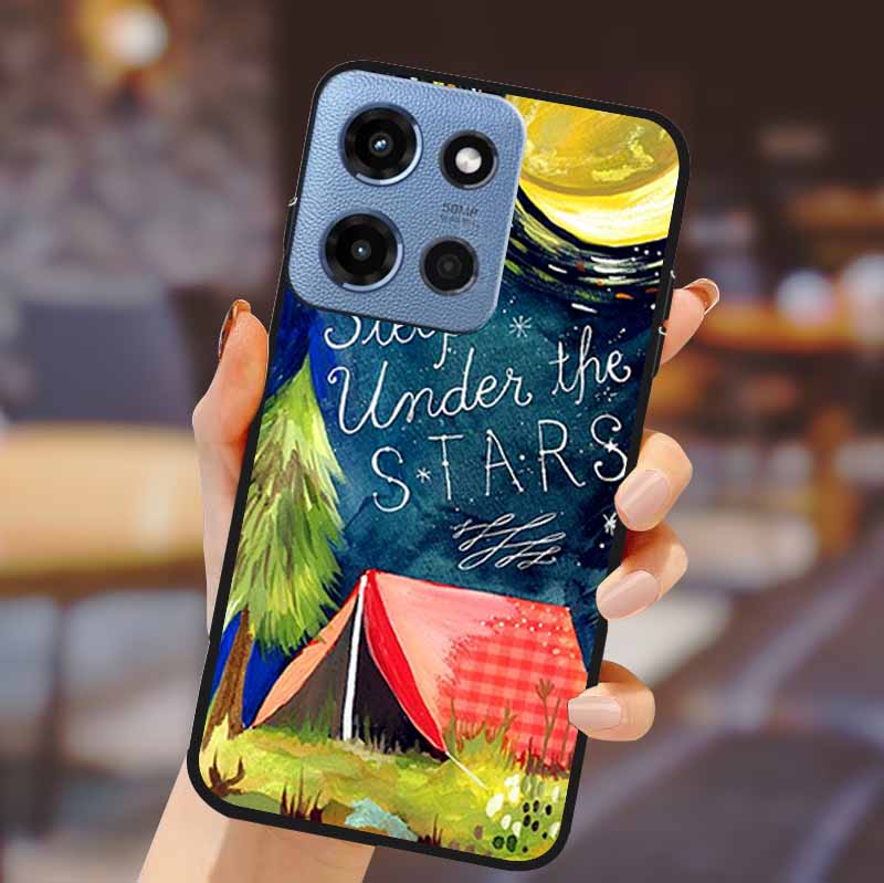 For Motorola G 5G 2025 Phone Case Bumper Soft TPU Silicone Back Cover 3D Flower Emboss Shell For Motorola Moto G 5G Fundas Coque