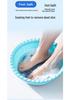 Elderly Anti-Slip Waterproof Shower Mat with Suction Cups & Foot Scrubber