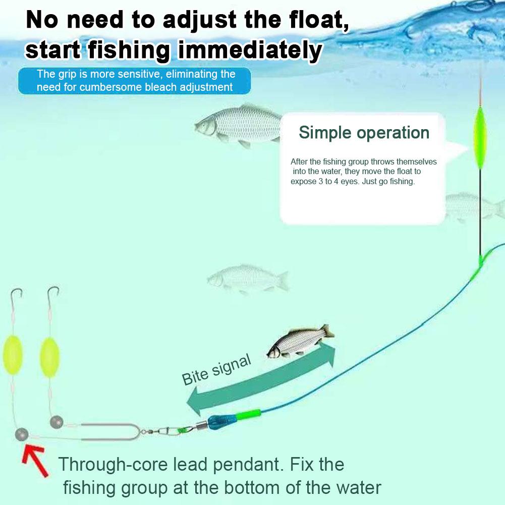 FlipDouble Hook With Reverse Bottom Line Reduce The Fishing Fishing Reverse Bottoming Bottom Of M4M8