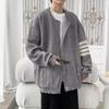 Japanese and Korean Sweaters Simple Autumn and Winter Jackets Men's Trendy Brand Design Sense Loose Casual Versatile Cardigan Baseball Jersey