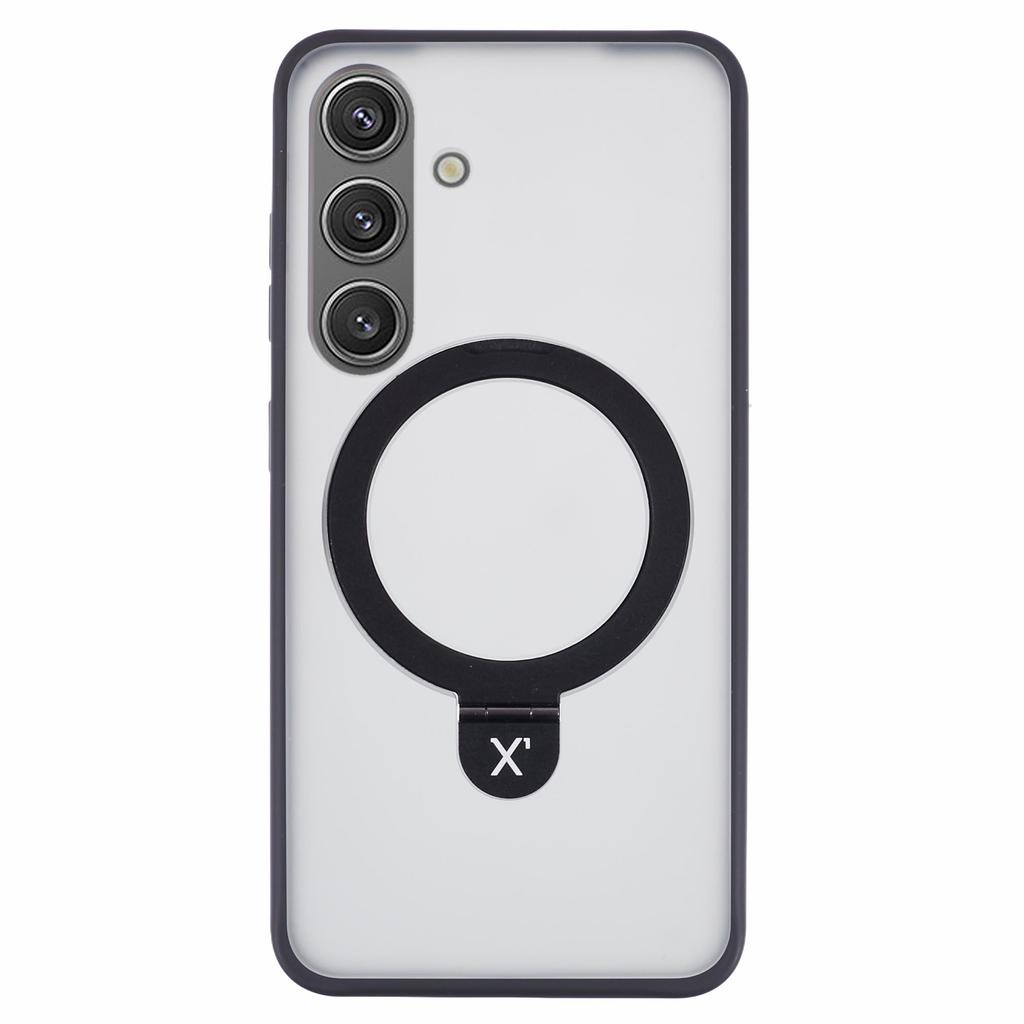 X-LEVEL PITHY STONE II For Samsung Galaxy S24+ Case Magnetic Case Back Cover Kickstand
