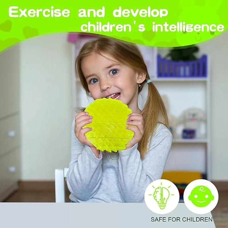 Worm Unpacking Morphing Toy Fidget Worm Six Sided Pressing Stress Squishy Worms Stress Relief Toys trange small toys