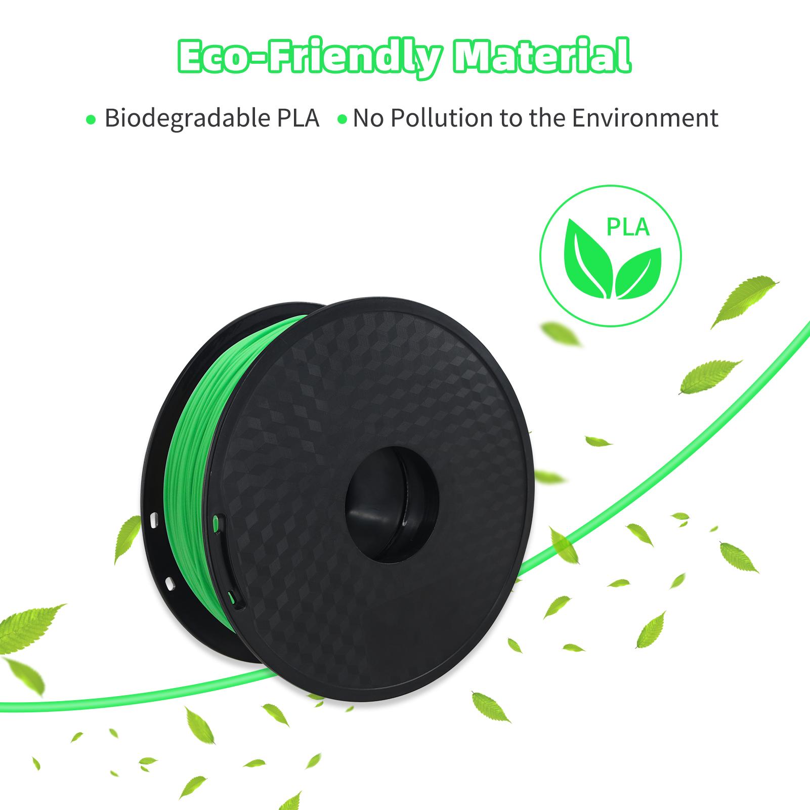 

Нить PLA для 3D-принтера, 1,75 мм, точность размеров +/- 0,02 мм, 1 кг (2,2 фунта), катушка, сплошной желтый