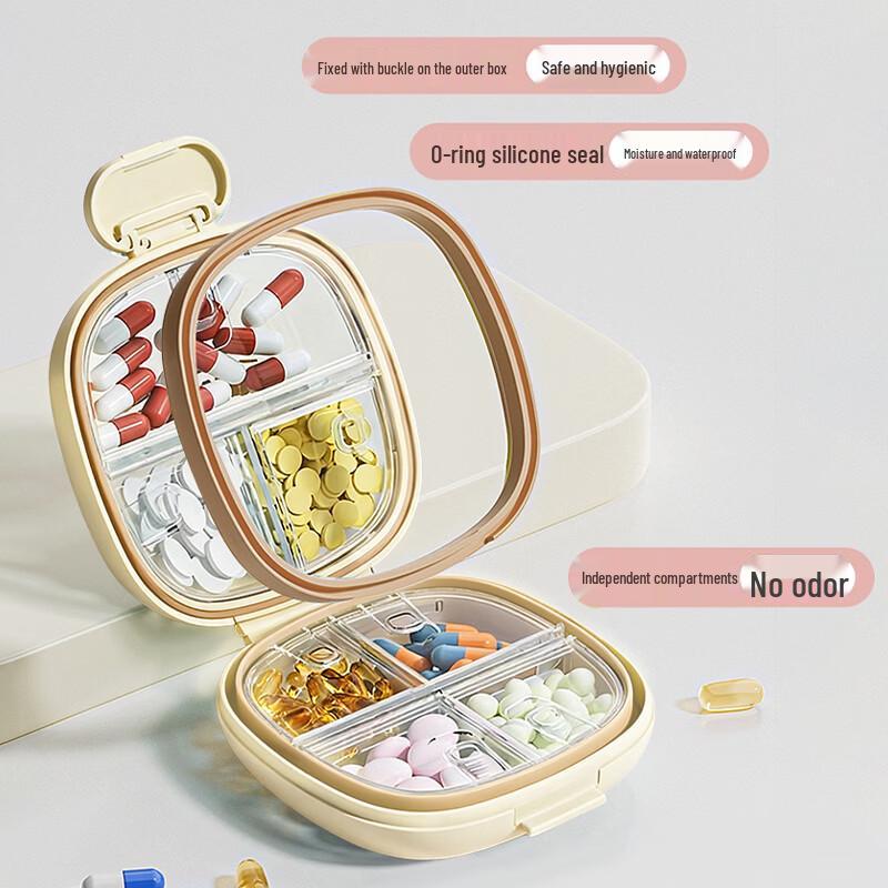 Portable 7-Day Pill Organizer